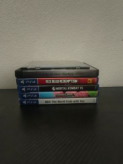 PS4 Game Bundle - Look at Description - frim $50
