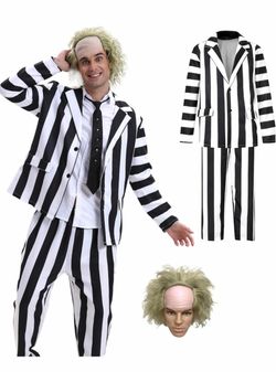 Men’s NEW Beetlejuice Costume 🎃✨