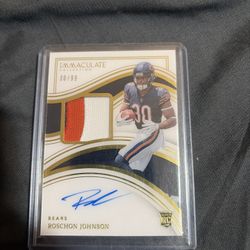Roschon Johnson Immaculate Rpa Jersey Match /99