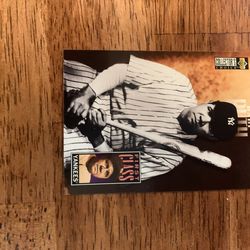 Babe Ruth Yankees Baseball Card