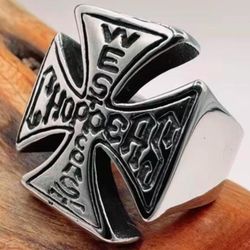 Stainless steel west coast choppers ring size 8, 9, 10, 11, 12, 13 Belt Buckle also available 