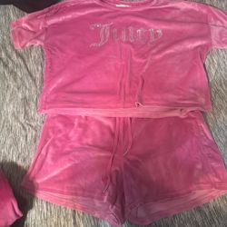 Juicy Couture seater and shorts set 