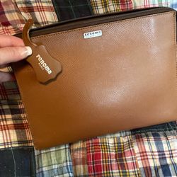 Vintage Renoma Paris clutch/ makeup bag