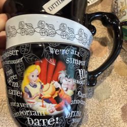 Alice in Wonderland Triple Stack Quotes Ceramic Cup Mug By Disney DRINK ME
