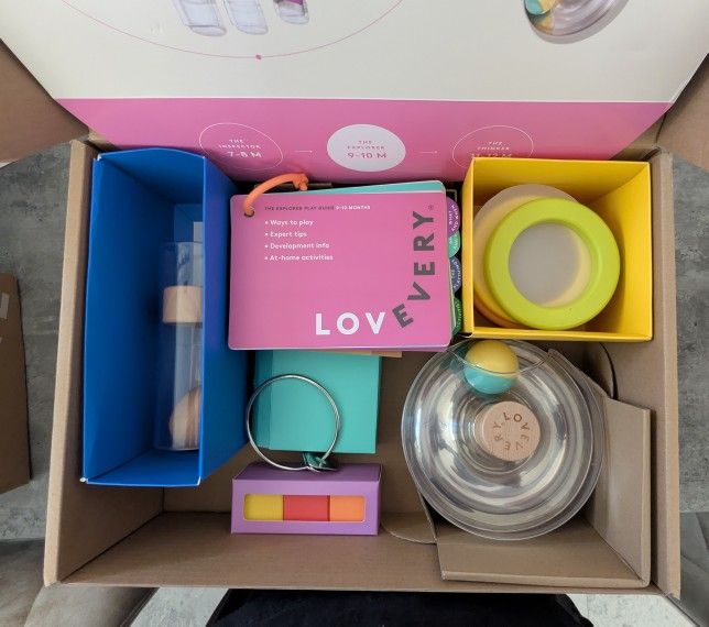 (4) Lovevery Infant Play Kits 3 To 12 Months