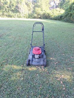 Lawn mower honda Harmony HRB 216 21in self-propelled gas 190cc  QUADRA Cut System 21in run
