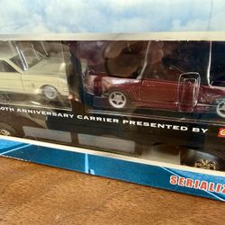 Getty Ford Mustang 2004 Carrier w/cars 40th Anniversary Edition