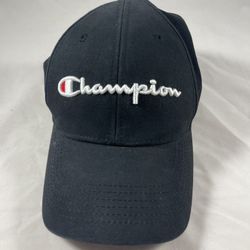 Champion Classic Twill Cap Headwear Hat Black Embroidery Logo One Size
