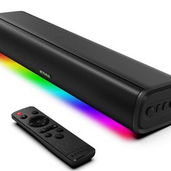 New Rythflo SoundBar for TV 16-inch Black