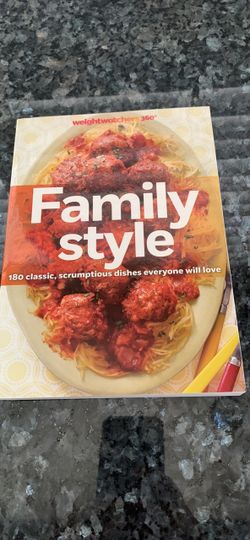 Weightwatchers 360° Family Style 180 Recipes Cookbook 2013