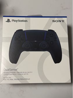 ps5 dualsense controller black