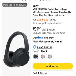 Sony Headphones 
