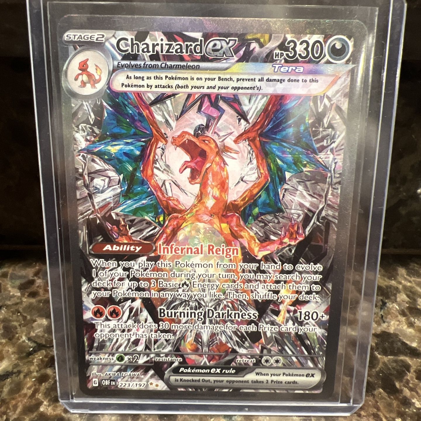 Charizard ex (223/197), Busca de Cards