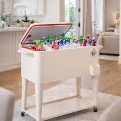 Brand New 80 Quart Rolling Ice Chest For $100