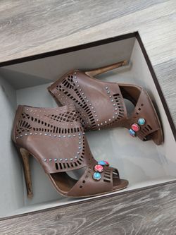 Gucci Studded Laser-Cut Booties – 40