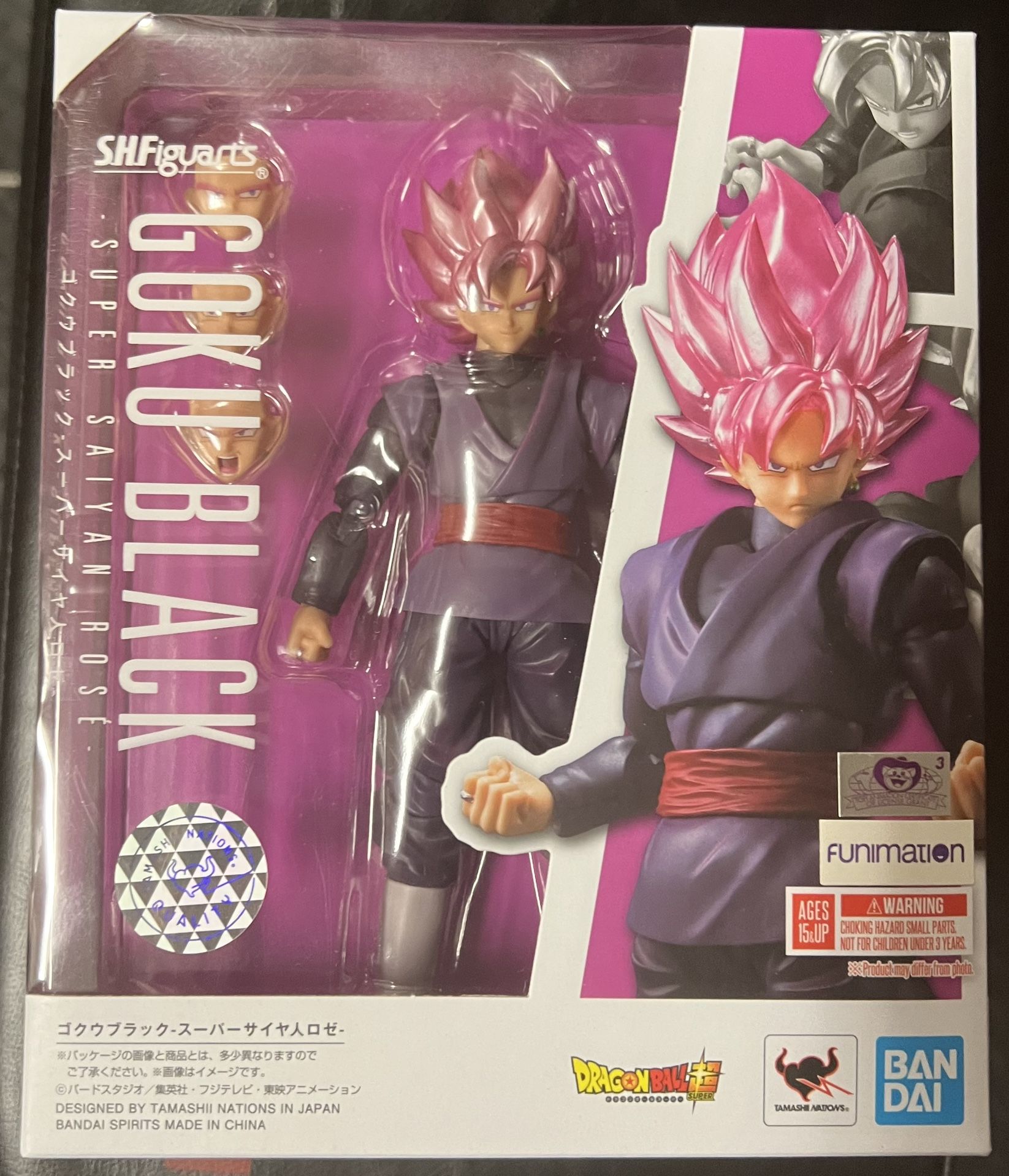 TAMASHII NATIONS Goku Black Super Saiyan Rose-, Bandai Spirits