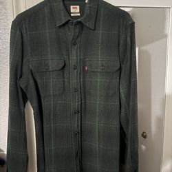 Levi’s Green Flannel Shirt 