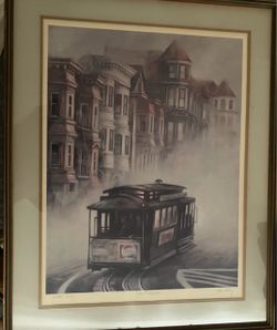 "San Francisco" - Artist: John Kelly.  36.5" x 28.5"