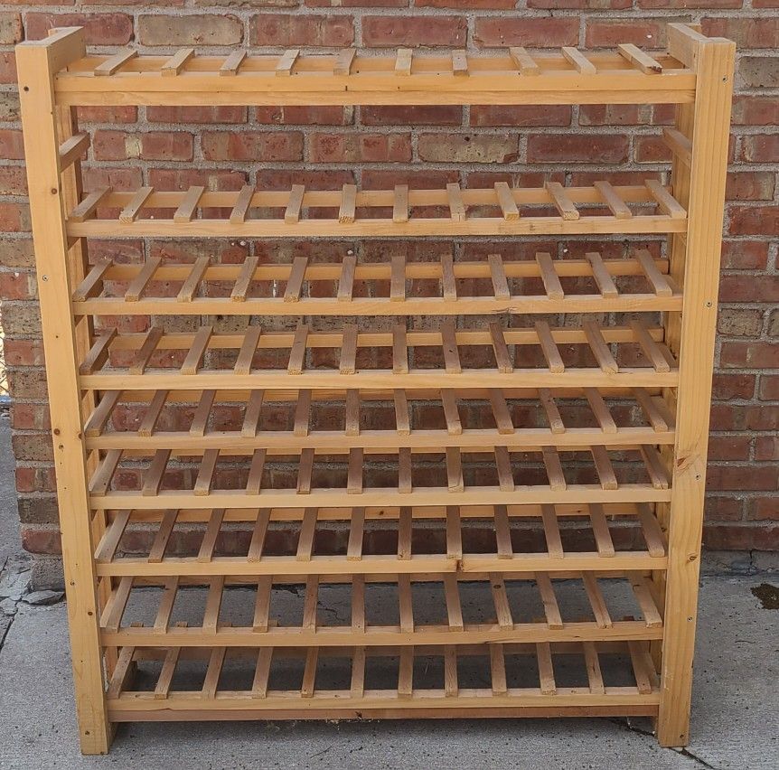 Wooden Wine Liquor Bottle Rack