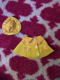 Little dog rainy day outfit