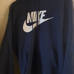 Nike Men’s Navy Blue Hoodie