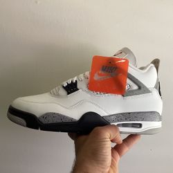 Jordan 4 White Cement 