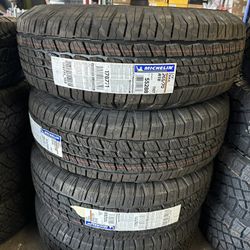 265/70/18 MICHELIN BRAND NEW TIRES MOUNTED AND BALANCED MONTADAS Y BALANCIADAS LAS 4