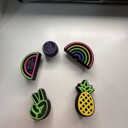 Light up crocs charms