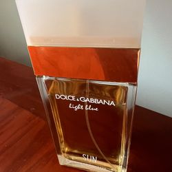 3.3 Oz D & G Light Blue Sun