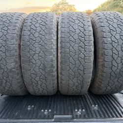 4 goodyear wrangler trailrunner tires LT275/65/20,
