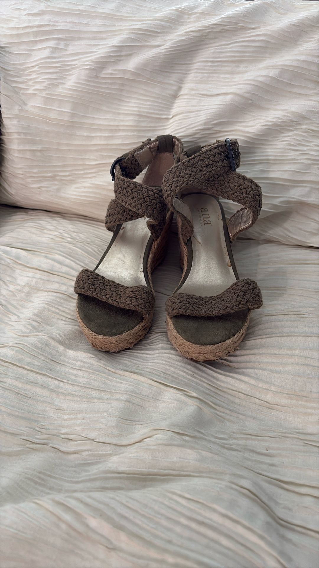 Nice wedge sandals size 8M