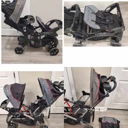 2 Baby Trend Sit and Stand Strollers 