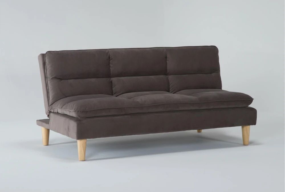 Piper Mocha 71” Convertible Sleeper Sofa Bed
