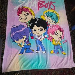 K POP DEMON HUNTER BLANKET :)