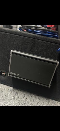 Kicker 1200W Amp and 12" subwoofer