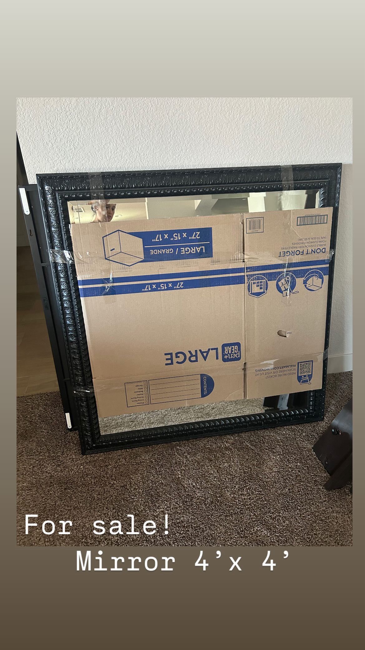 Mirror With Hanging hooks