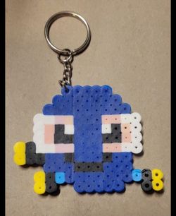 Dorey Perler Bead Keychain