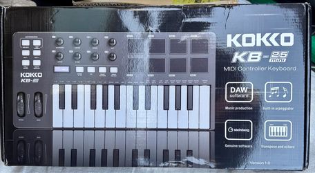 Kokko KB‑25 Mini MIDI Controller Keyboard – Brand New (Sealed Box)
