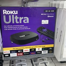 Roku Ultra Streaming Brand New Sealed With 1 Year Warranty 