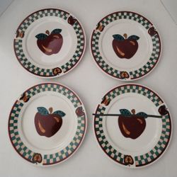 Vintage - A is for Apple Country Style 4 person setting dinnerware set