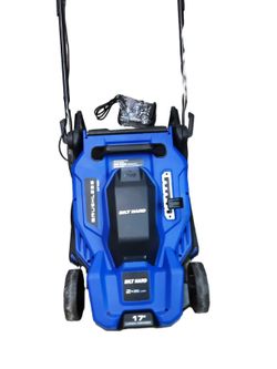 Bilt Hard D2lm417p Blue Cordless Push Lawn Mower