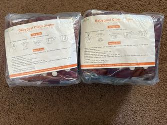 6 Pack Cloth Diaper Covers X2