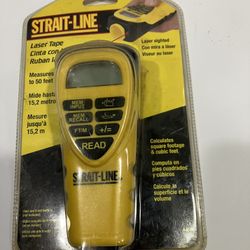 Straight-Line 50 Ft Laser Tape