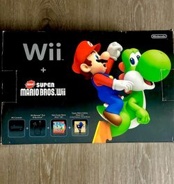 Wii console in box