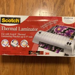 Scotch Thermal Laminator $20