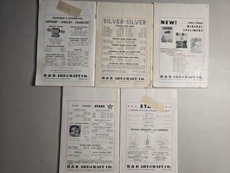 Gems & Minerals 1950's Magazines