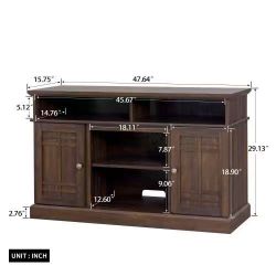 Brand New In Box！walnut TV STAND
