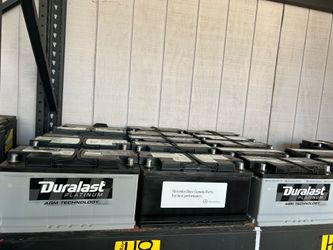 New and rebuilt and used car Batterys