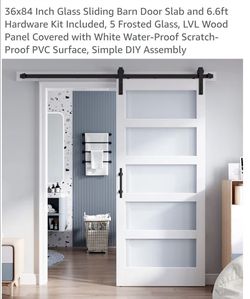 Glass Barn Door