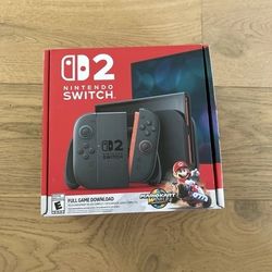 Nintendo Switch 2 Console Mario Kart World Bundle Factory Sealed 
